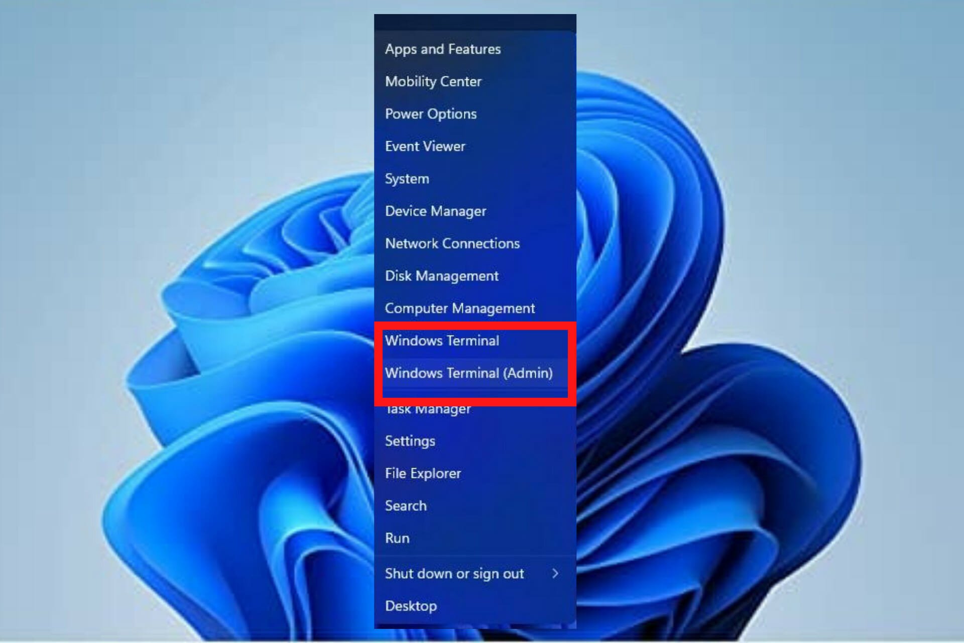Configurações do terminal do Windows 11