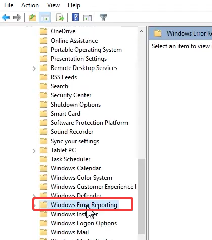 windows 11 error reporting