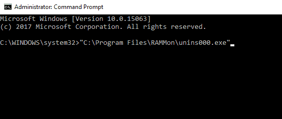 How to force uninstall a program Windows 10