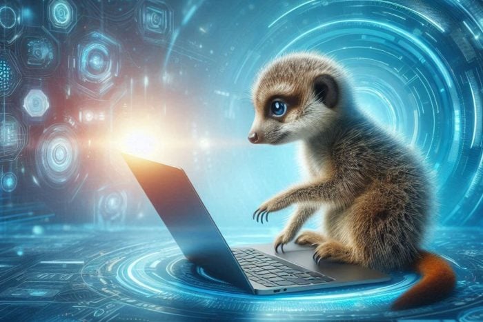 Una imagen del Muddling Meerkat manipulando DNS generado por IA