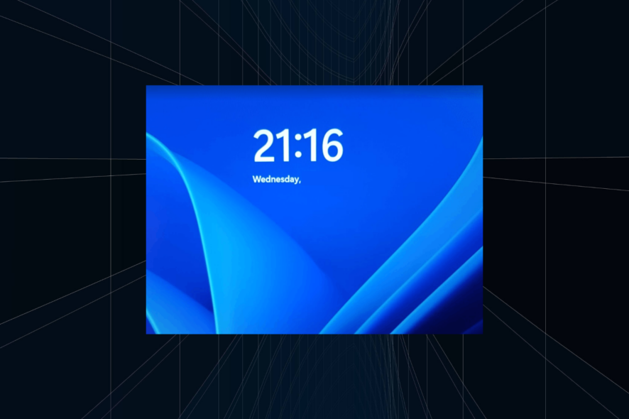 Windows 11에서 잠금 화면 배경이 파란 화면으로 되돌아가는 문제 수정