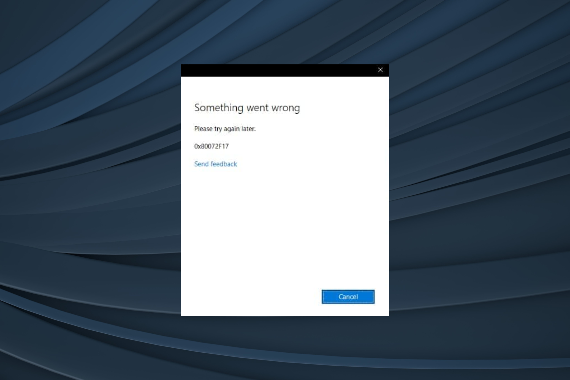 Microsoft Storeエラー0x80072F17を修正する