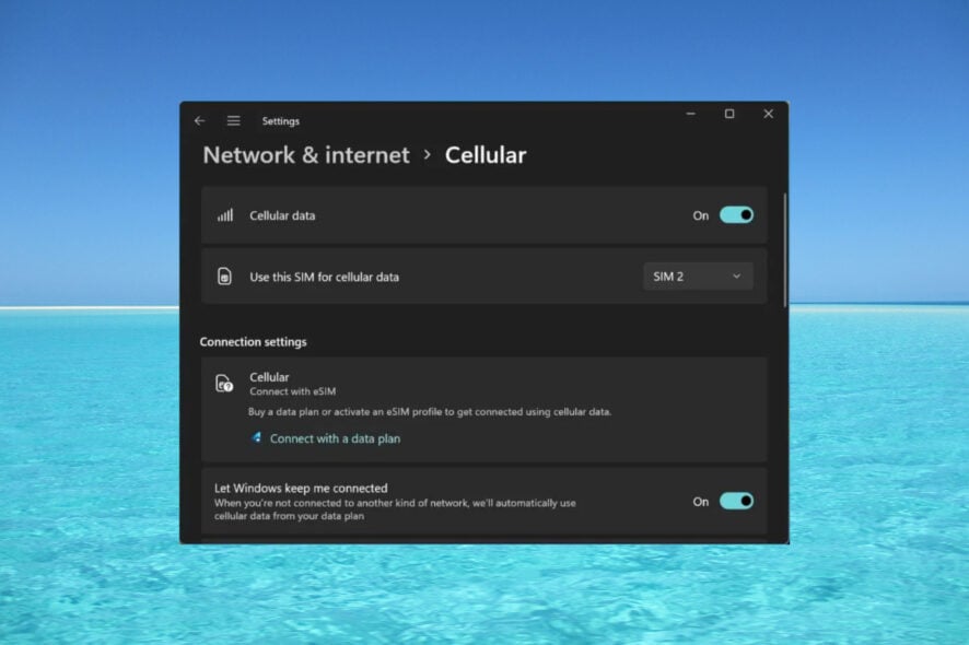 So aktivieren oder deaktivieren Sie eSIM unter Windows 11