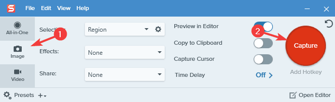 snagit ui