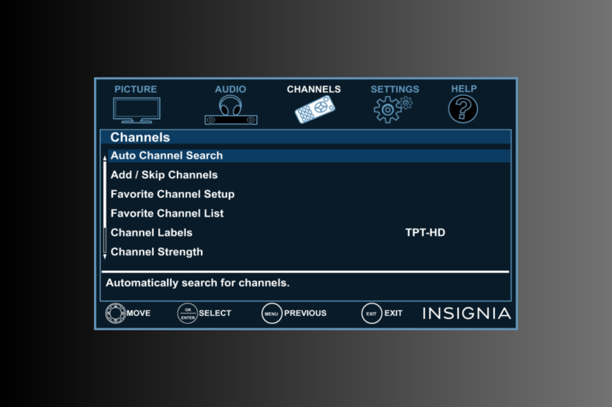 Autoscan behebt Insignia TV-Kanal-Scan-Probleme