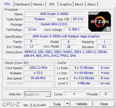 cpu information cpuz