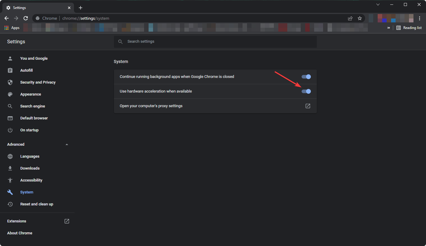 ativando aceleração de hardware no chrome
