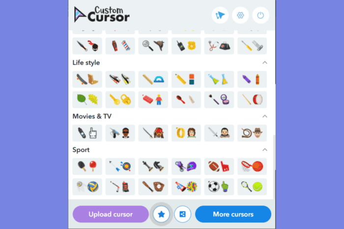 Chrome用カスタムカーソルの取得方法