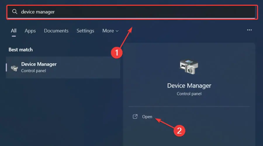 run device manager