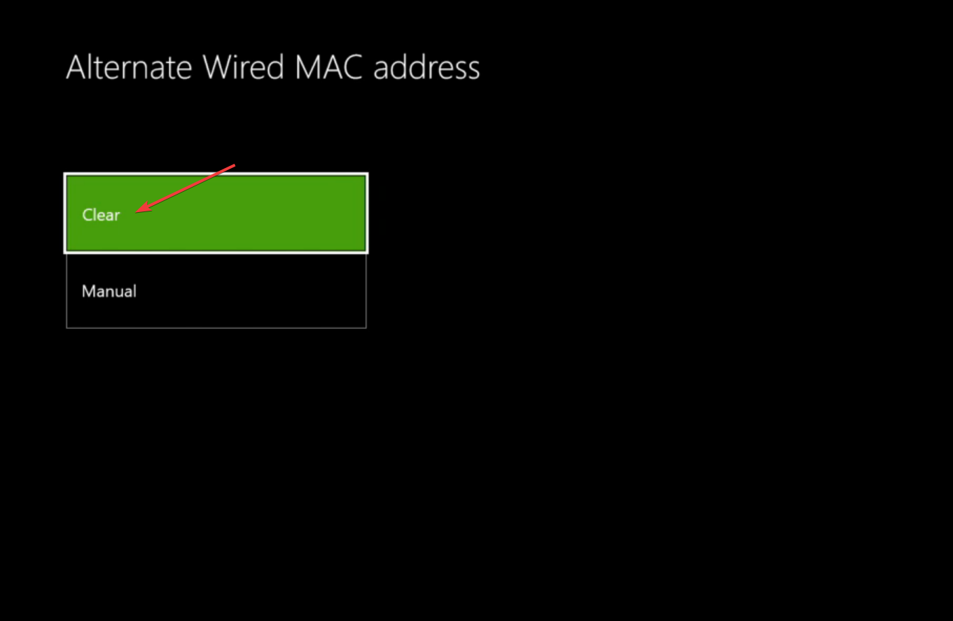 clear to fix 0xE0E8000F