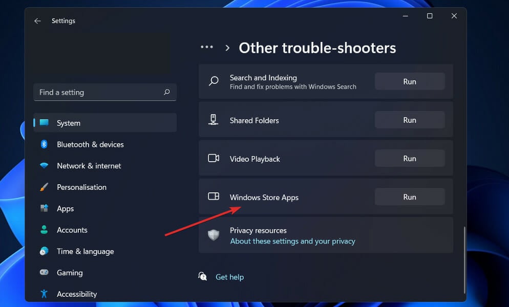 windows-store-app-run microsoft store is blocked