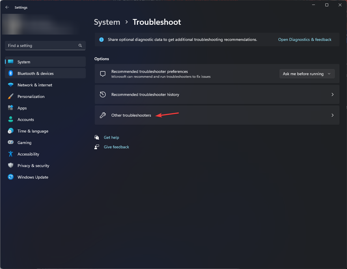 Altri strumenti di risoluzione dei problemi 0xc03F300D