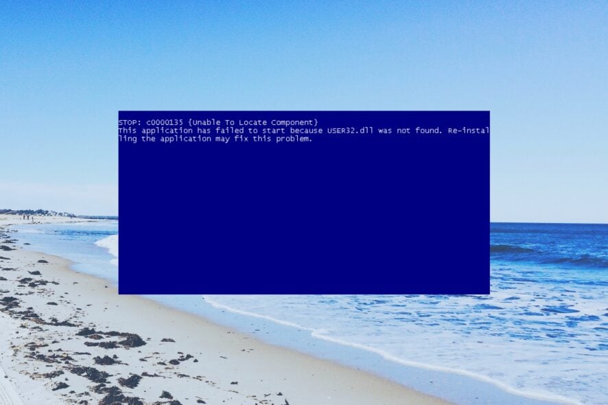 How to fix user32.dll