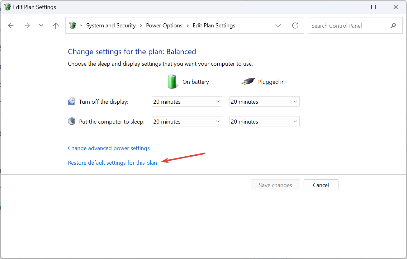 restaurar valores predeterminados para solucionar pantalla negra surface go 3