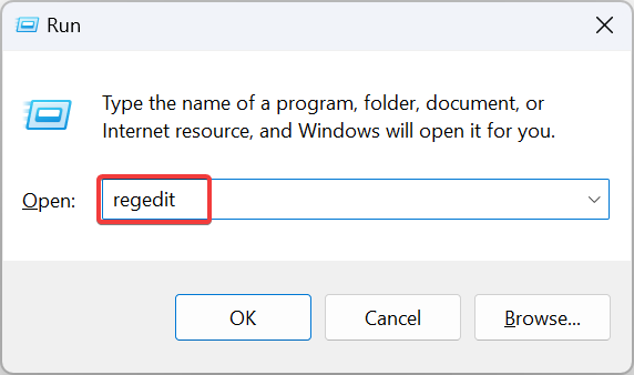 regedit