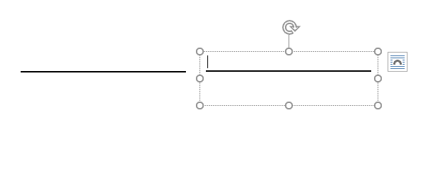 signature lines in word