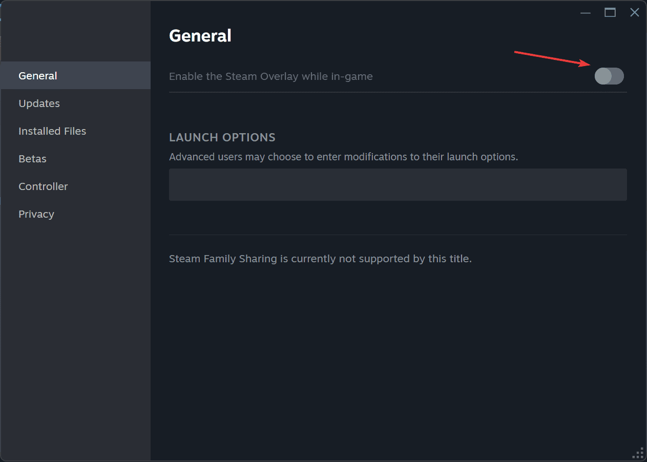 deshabilitar la superposición de steam para solucionar codigo de error 4 de space marine 2