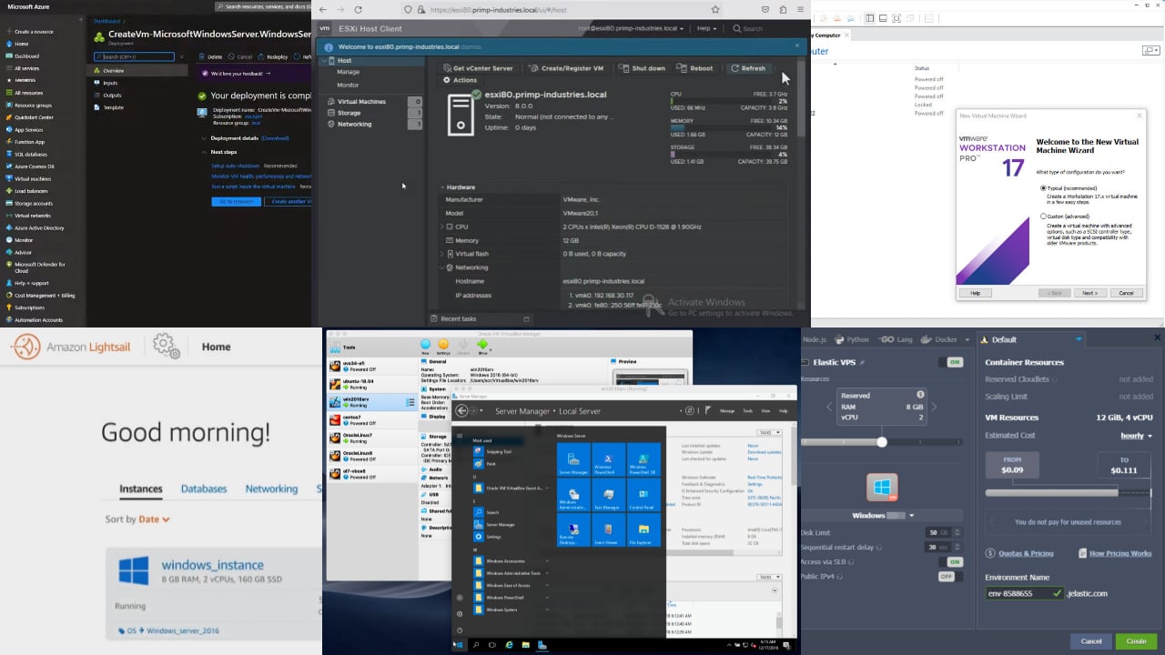 Beste virtuelle Maschine für Windows Server 2016