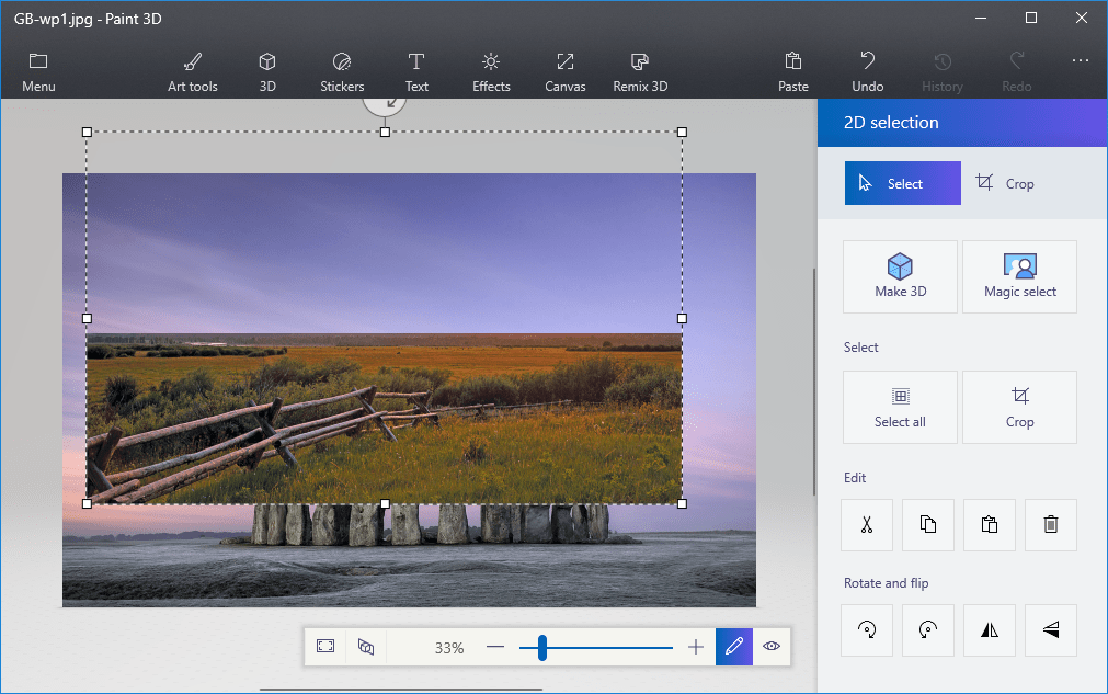 transparenter Hintergrund in Paint auf Windows 10