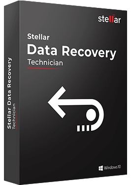 caixa do produto do técnico de recuperação de dados stellar