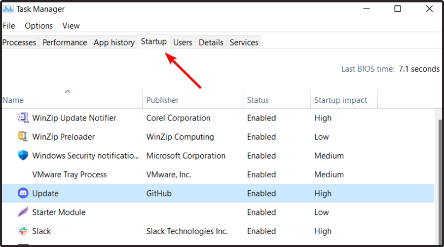 startup task manager