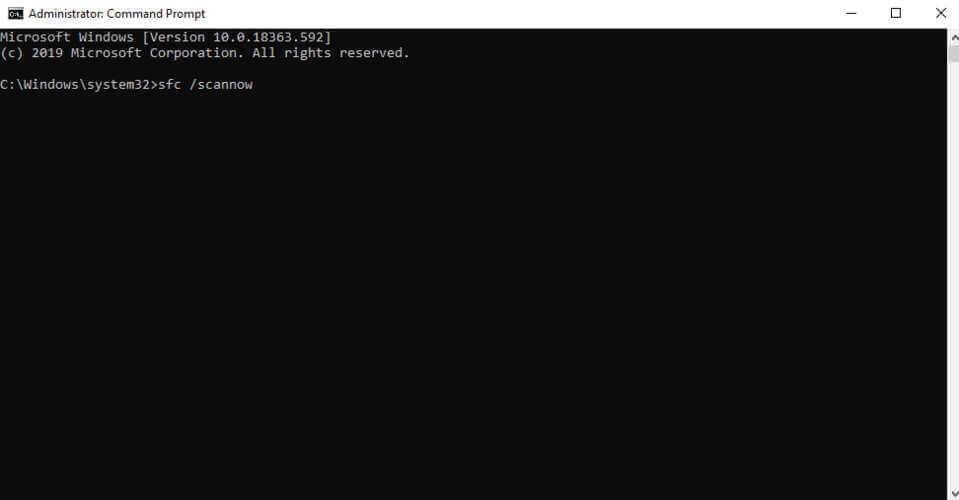 запустить команду sfc для исправления обновления windows