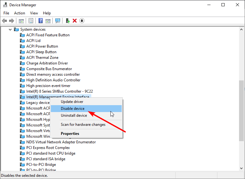 disable driver windows 10 not restarting