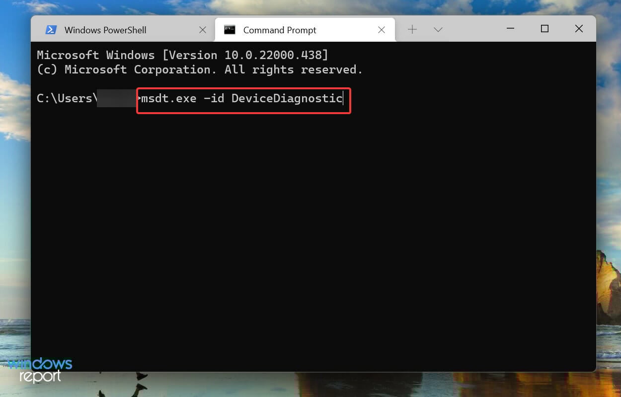 Iniciar solucionador de problemas de Hardware e Dispositivos para corrigir lifeacm studio windows 11