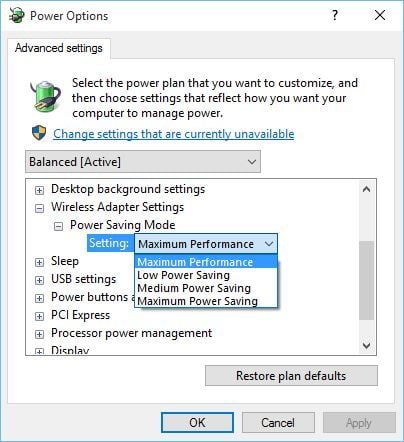 wireless-adapter-power-saving