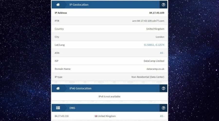 teste de vazamento IPX Avast VPN