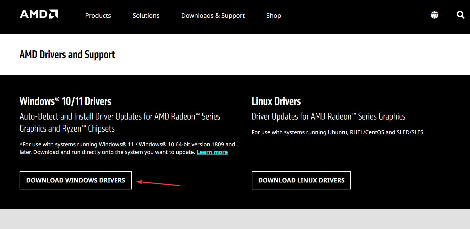 outil de détection amd