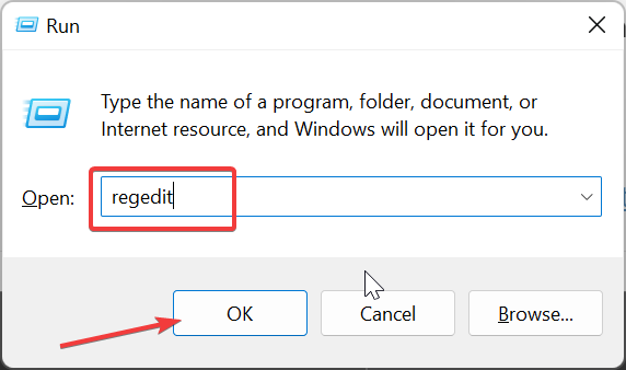 regedit