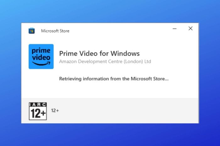 Microsoft 스토어에서 정보 검색 중