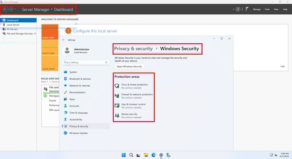 Seguridad de Windows