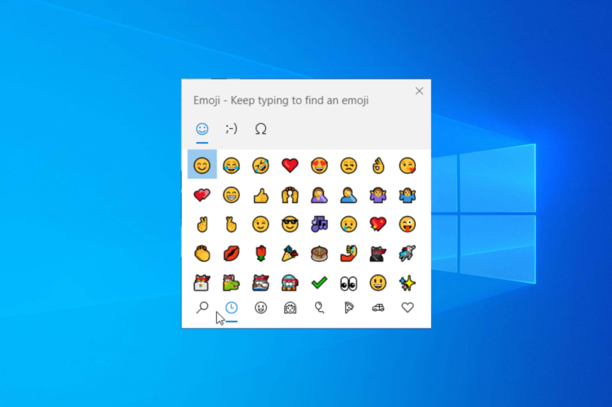 Cómo abrir y usar el panel de emojis en Windows 10