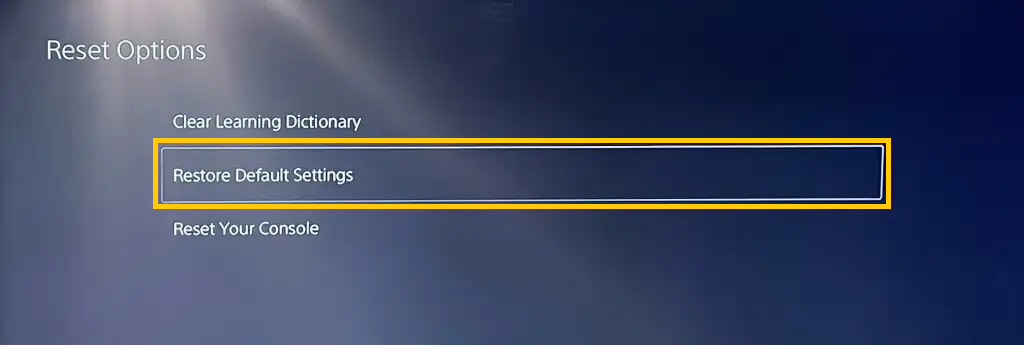 Netzwerkeinstellungen zurücksetzen - playstation error np-31805-7