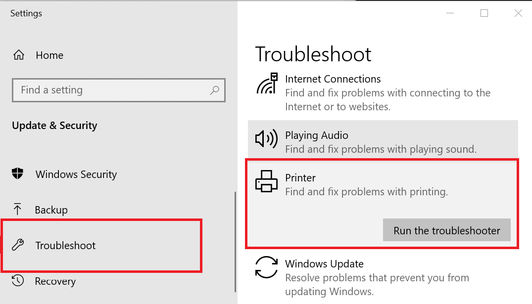 troubleshooter Lexmark printer issue