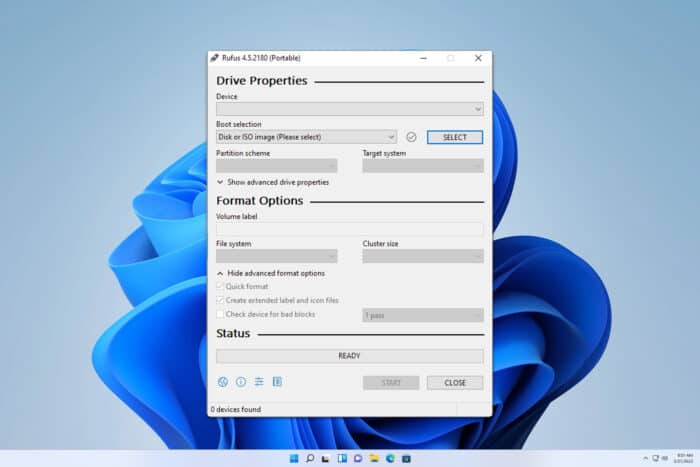 migliori impostazioni di rufus per windows 11