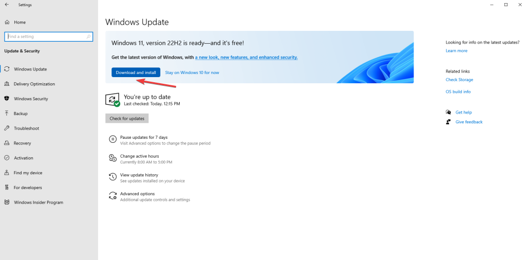 Herunterladen und Installieren von Windows 11 22H2