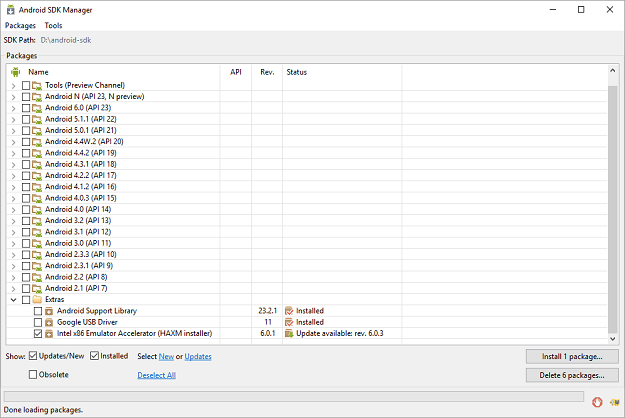 SDK Manager