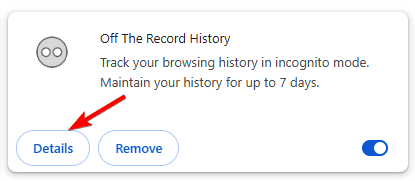 off the record history details
