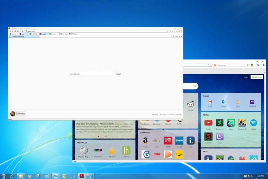 bester Browser für Windows 7