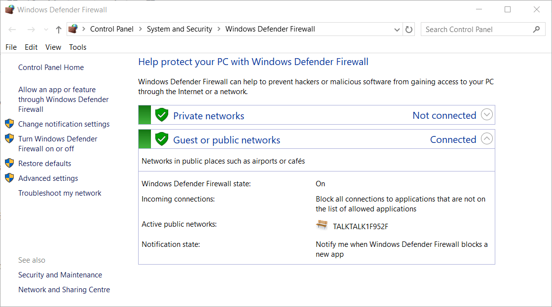 Windows Defender ファイアウォールのアプレット FFXIV バージョンチェックを完了できない / 更新