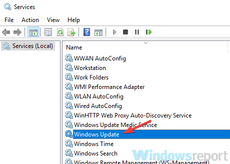 Windows Update ne peut actuellement pas vérifier les mises à jour car le service n'est pas en cours d'exécution