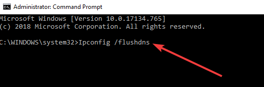 flushdns command