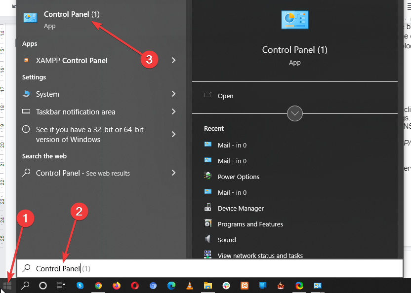 Launch Control Panel - vodafone blocking websites
