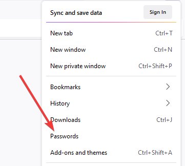 firefox not updating passwords