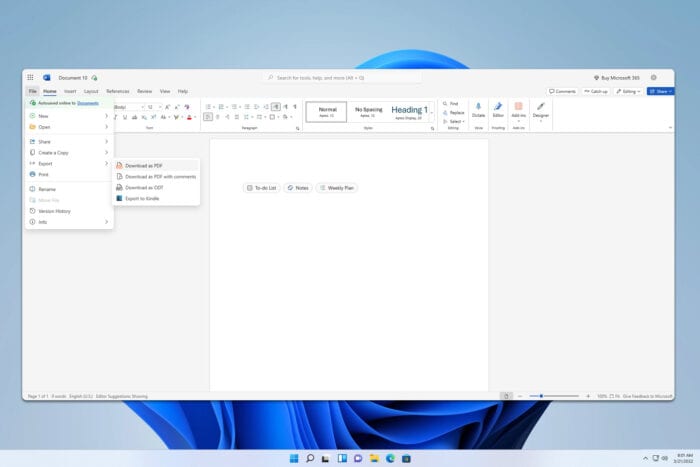 cómo guardar un documento de microsoft word como pdf