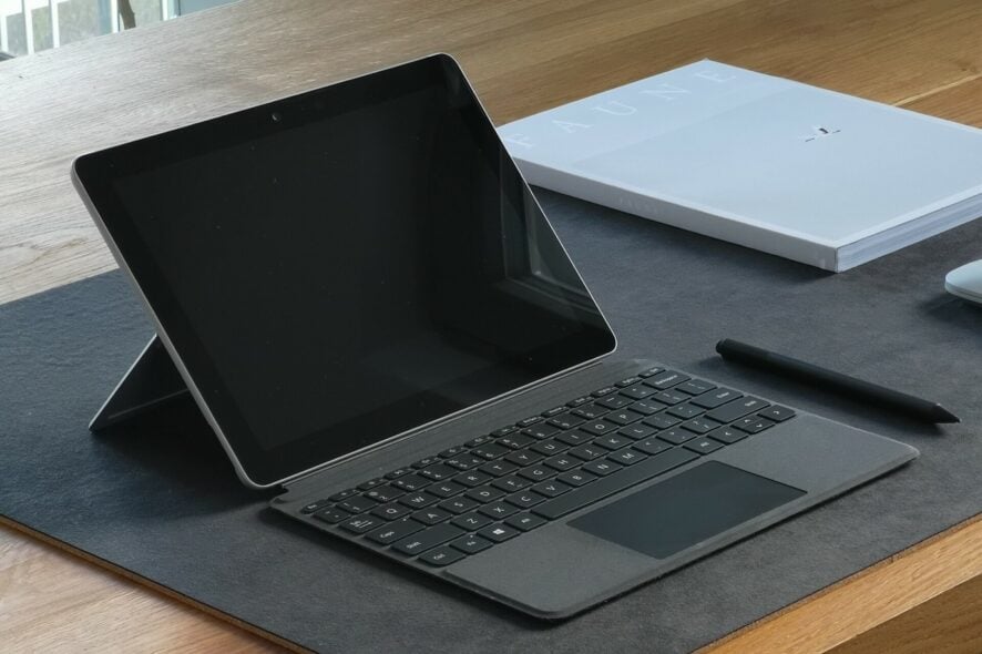 solucionar pantalla negra surface go 3
