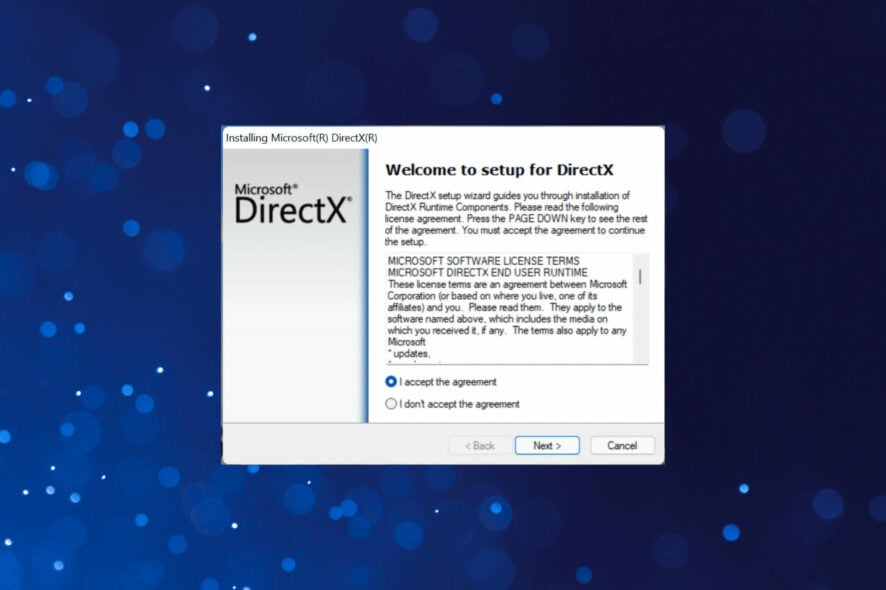 Windows 11에서 DirectX 12 다운로드